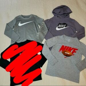 Boys nike long sleeve shirts - size 6